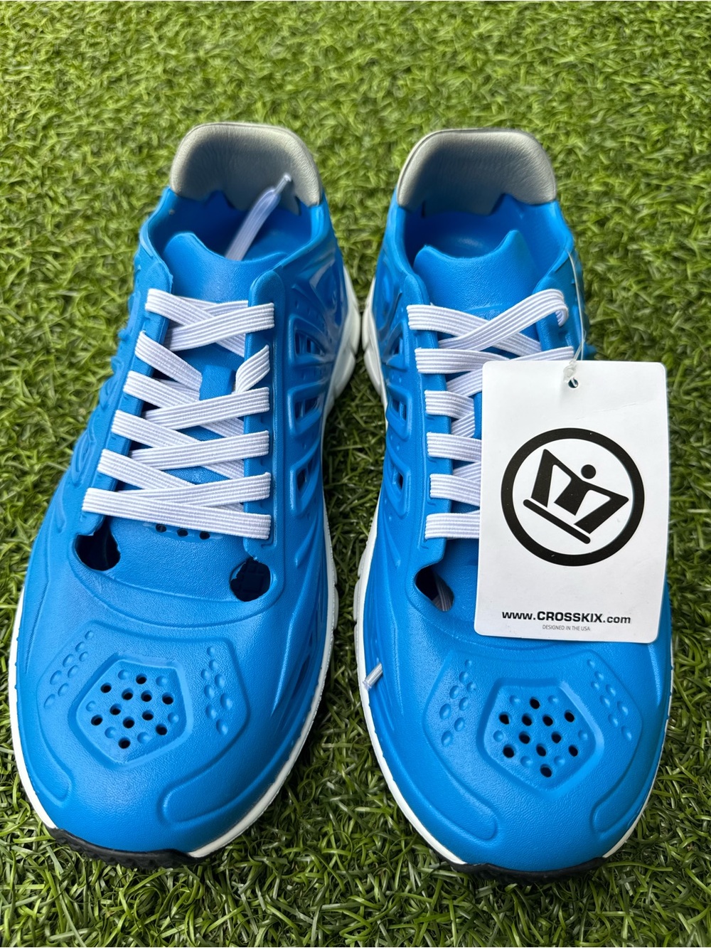 Crosskix Hybrid Water Shoes Blue White Men Size 8 New